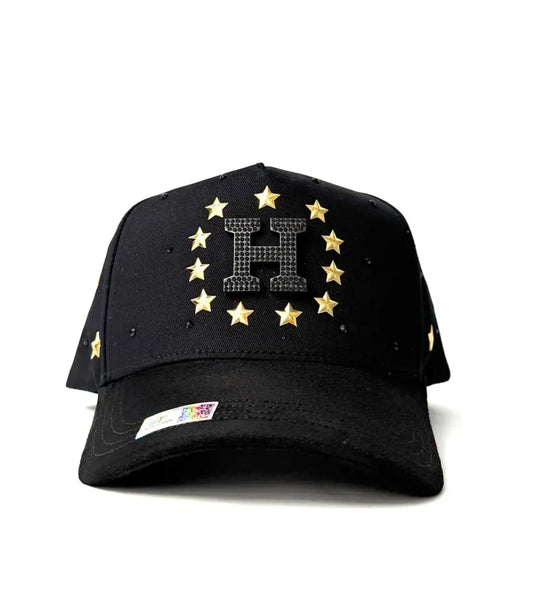 Hastros caps fans negro con dorado